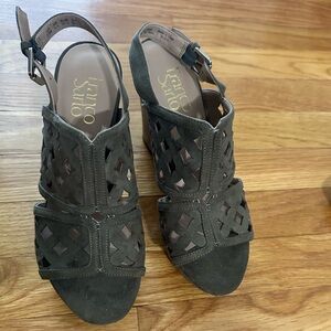 Franco Sarto Women's Green Sandals